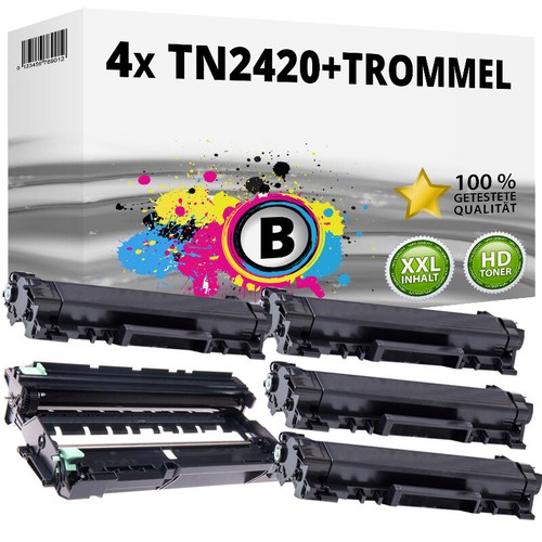Cartouche toner tambour - 4x,