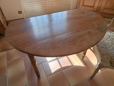 Table guéridon avec allonges