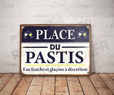 Plaque métal vintage citation