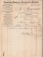 PARIS (XX°) ACCESSORIES of PHARMACY SURGERY / SYRINGES "A. FOURNIER" in 1906