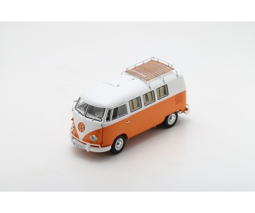 Camper orange blanc - vw, t1