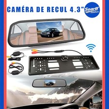 Dashcam Rétroviseur Écran Intégré Caméra Avant Caméra de Recul Full HD 1080p
