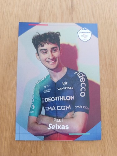 Cyclisme carte cycliste paul - carte,