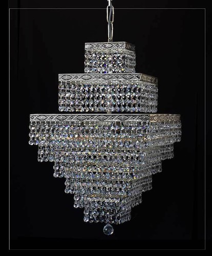 Lustre carré oriental - lustre,