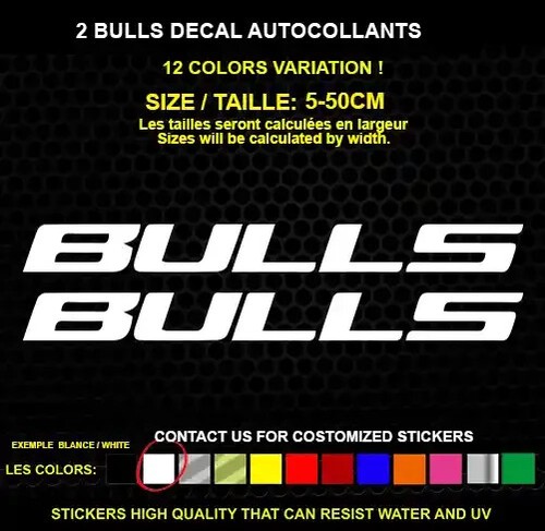 Bulls autocollant - bulls,