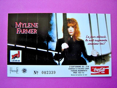 Original billet concert - billet, concert/