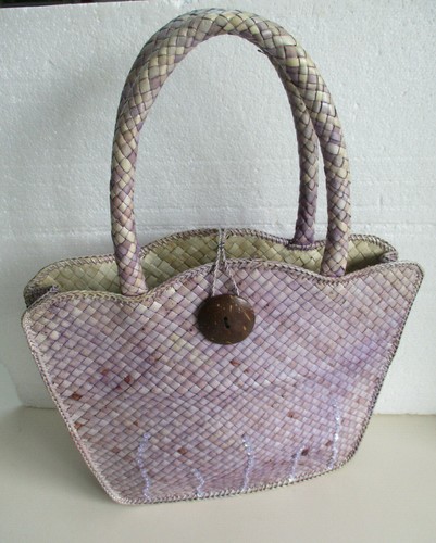 Sac été palme tressée - d'été, en