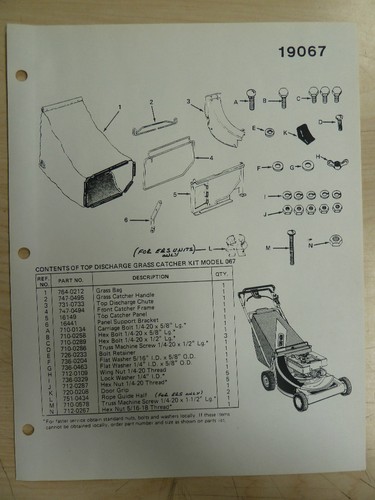Yard man parts - yard-man, list