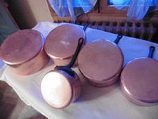 5 ANCIENNES CASSEROLES EN