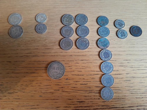 Monnaie suisse argent - monnaie,