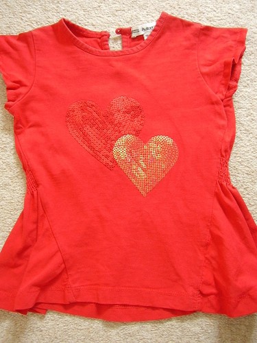 Haut rouge fille,M&S,1,5-3