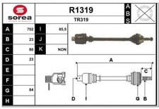 Arbre de transmission SNRA R1319