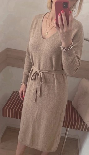 Sweewe robe pull longue angora - robe,
