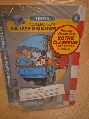Tintin jeep objectif - tintin, la