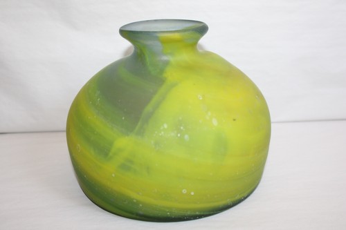 Vase boule pâte verre - vase,