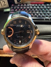 BULOVA 65B148 ACCUTRON Calibrator Automatic Men's Watch Swiss Made was $1650 new