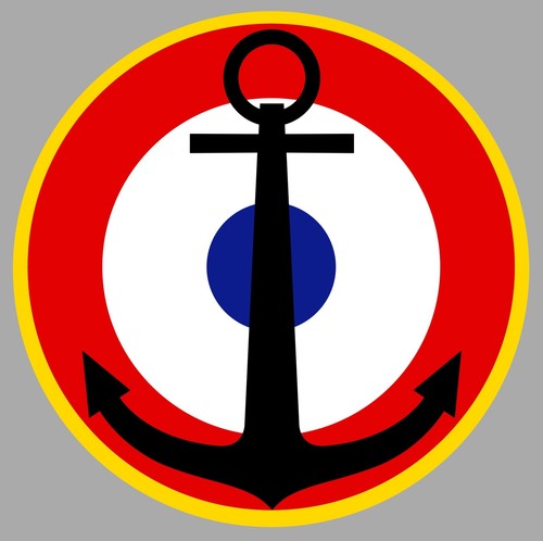 Sticker cocarde marine - sticker,