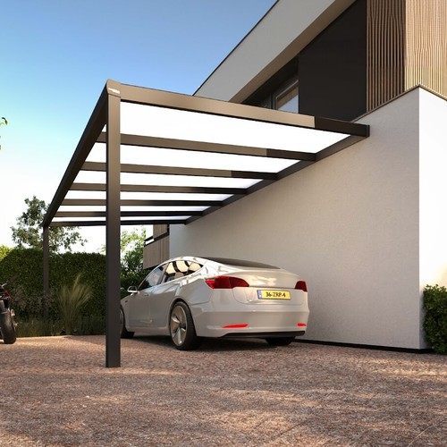 Carport pergola adossée - carport,