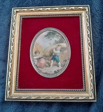 Ancien travail sur velours