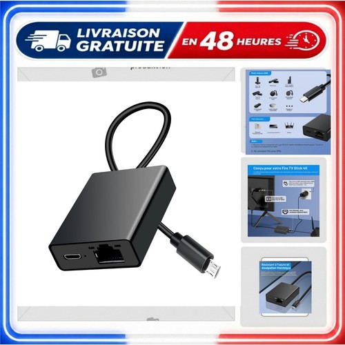 Adaptateur ethernet micro usb - micro,