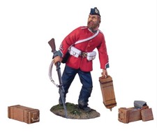 Britains 20015 Zulu War British Army 24th Foot Infantry With Ammo Crates 54mm