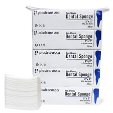 2x2 Dental Gauze Pads, Squares for First Aid Sponges, Non Woven Medical Wipes