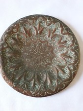 ANCIEN PLAT CUIVRE MASSIF