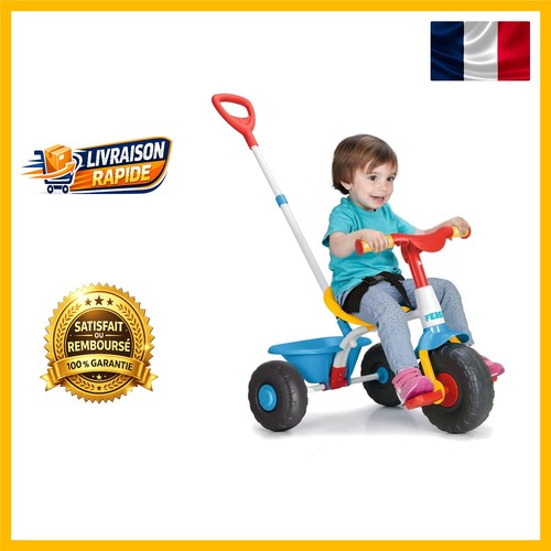 Tricycle bleu en métal - 1,