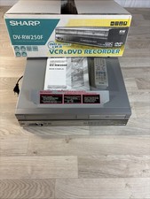 Magnétoscope Sharp DV-RW250F VCR DVD Recorder Boîte Notice Télécommande