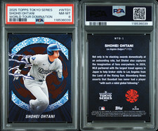 PSA 8 Shohei Ohtani 2025 Topps Tokyo Series World Tour Domination #WTD1 Dodgers