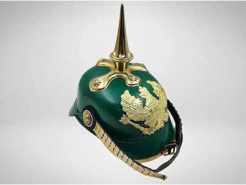 Casque pickelhaube cuir - casque,