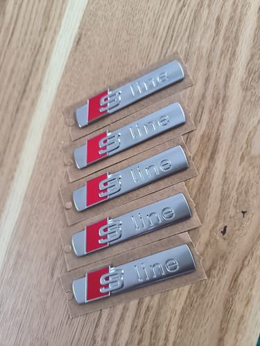 Audi line lettering sticker - s-line,