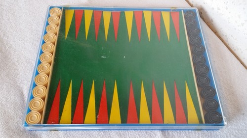 Jeu backgammon plastique - de,