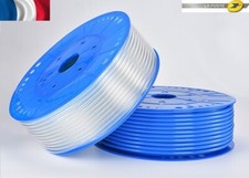 Tuyau tube air eau PU transparent / bleu 4x2,5 mm Braun Oral Oxyjet hydropulseur