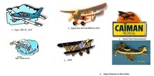 Propeller Plane _Aircraft _Lot 6 Pin's-