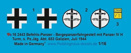 Peddinghaus decals 2443 - peddinghaus-decals, 1/16