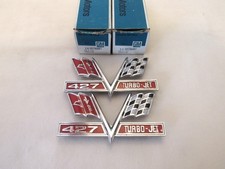 NOS 1966-67 Chevy Impala SS Caprice Turbo Jet 427 Fender Emblem GM 3878607