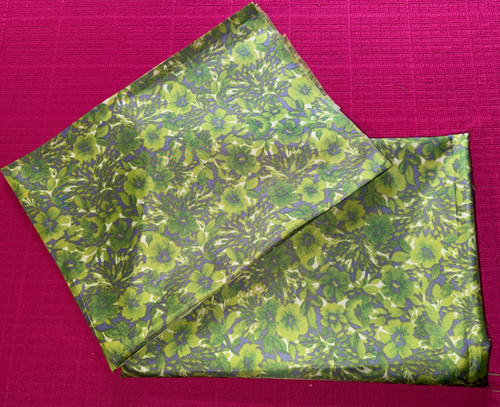 Tissu vintage soie satin - vintage, de