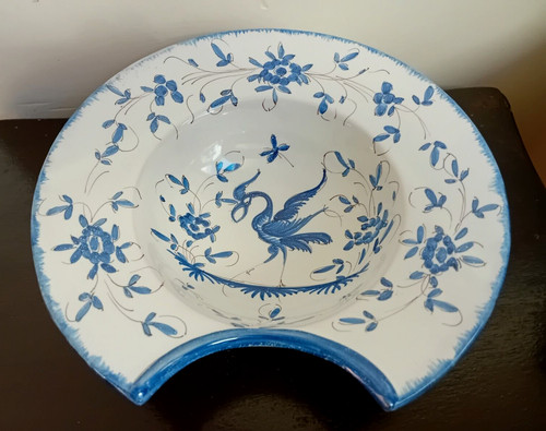 Ancien plat barbe sur - plat, à