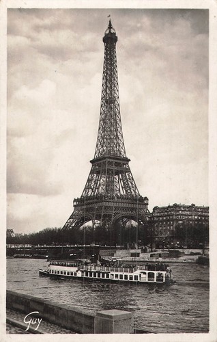 Paris tour eiffel - paris, peniche