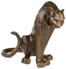 Statuette en bronze jaguar