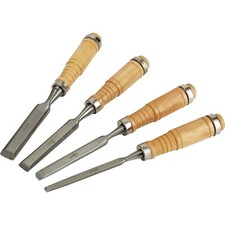 Lot 4 Ciseaux à Bois manche