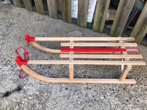 Luge bois style - luge, ancien