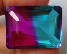 AAA + grand saphir bicolore