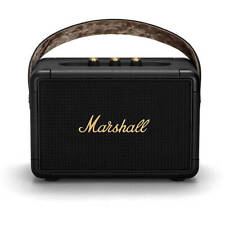 Marshall Kilburn II Portable Bluetooth Speaker, Black and Brass