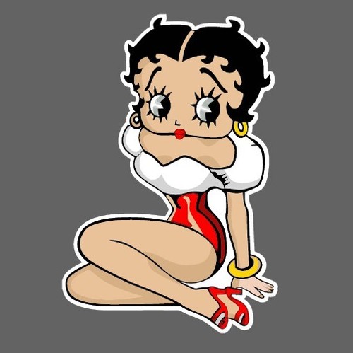 Sticker autocollant betty boop - sticker,