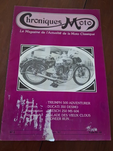 Chroniques moto 1 1987 - 1,