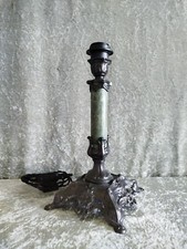 Pied de lampe bougeoir et