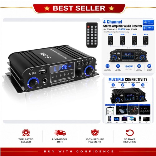Amplificateur audio bluetooth - amplificateur,