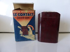 old bakelite contact lamp box switch old lamp 